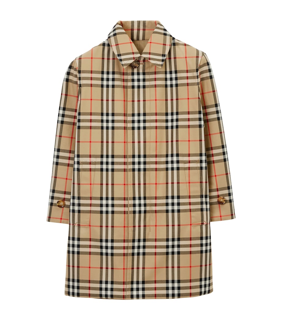 Burberry Kids Cotton Reversible Car Coat (3-12 Years)