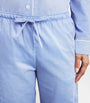 Derek Rose Blue Cotton Classic Pyjama Set