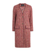 Red Tweed Long Coat