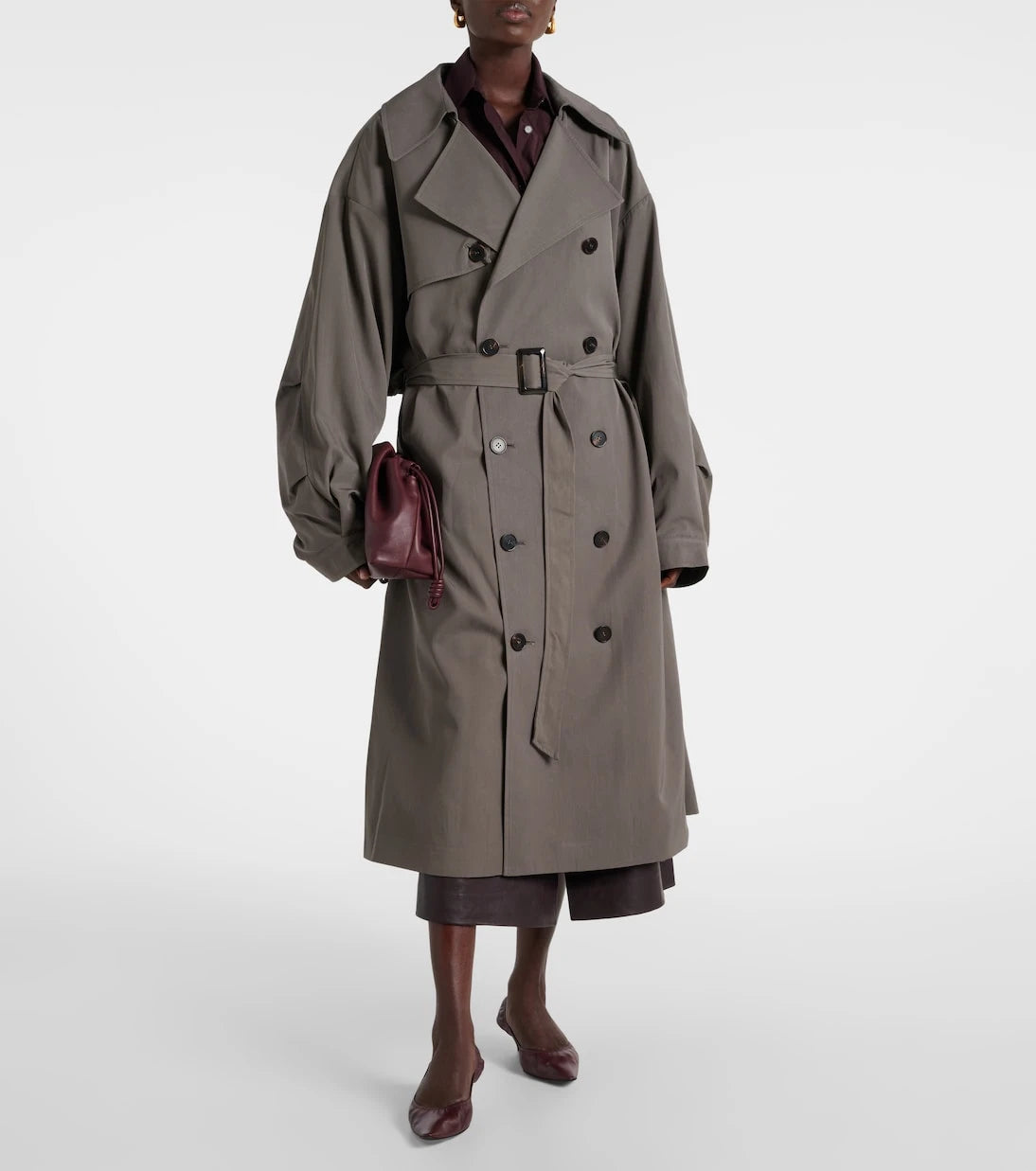 The Frankie Shop - Mavis oversized trench coat