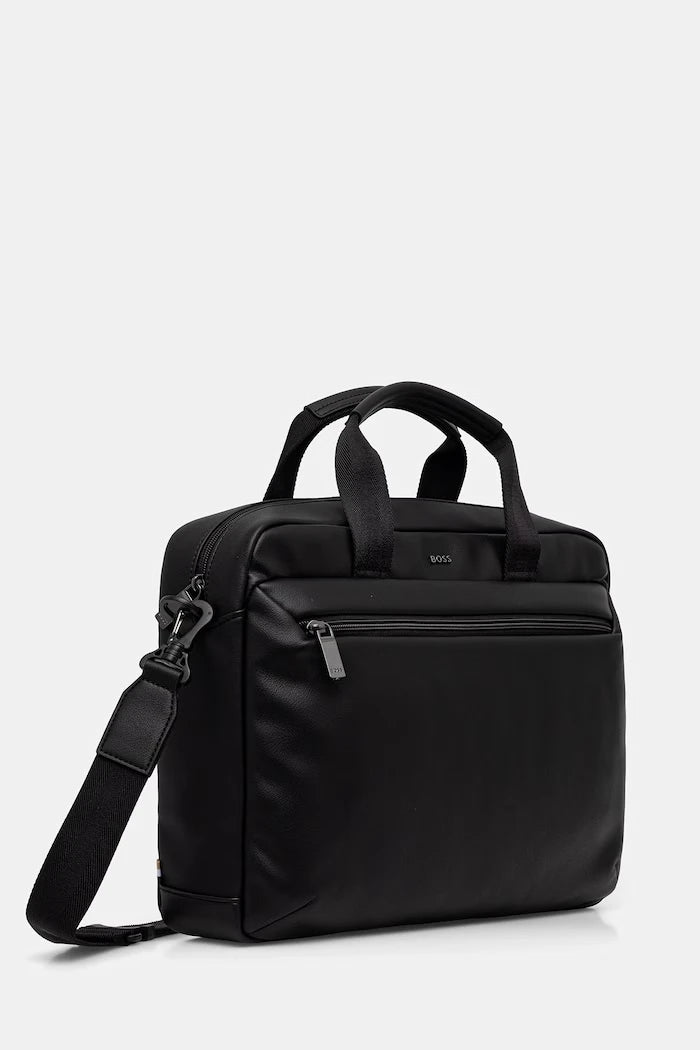 BOSS erkek suni deri laptop çantası Jace_Doc Case