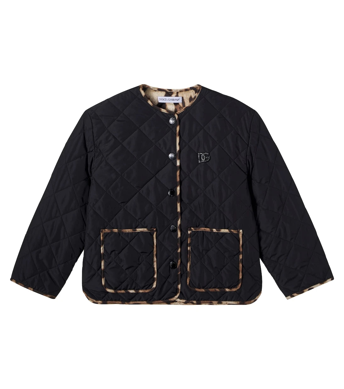 Dolce&Gabbana Kids - DG quilted jacket