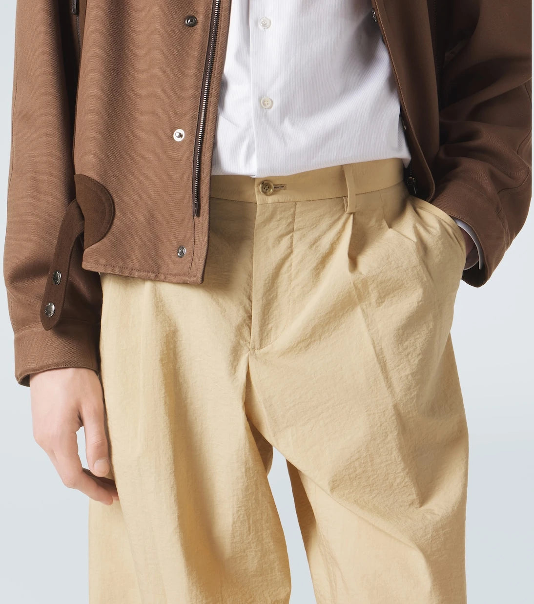 Giorgio Armani - Archivio cotton-blend straight pants