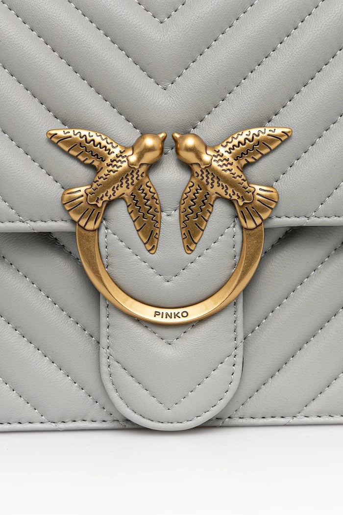 Pinko kadın deri crossbody çanta
