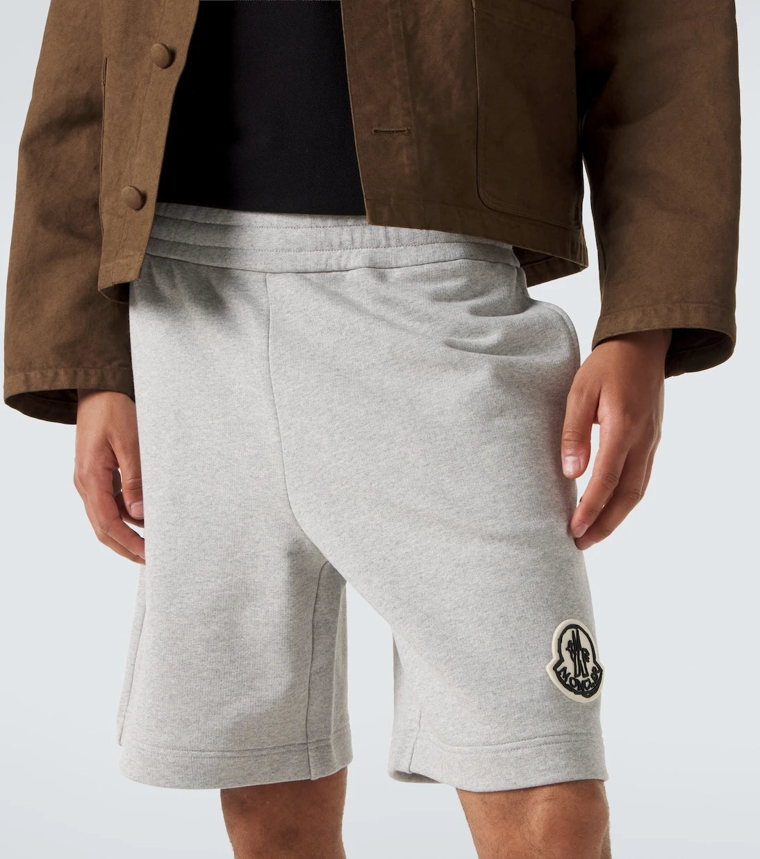 Moncler - Cotton jersey Bermuda shorts