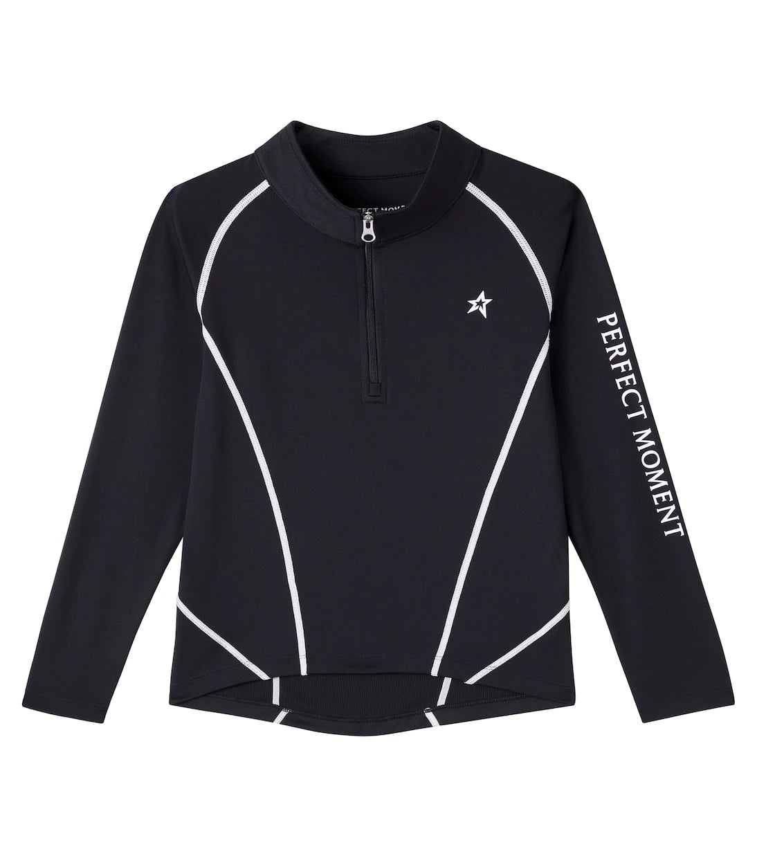 Perfect Moment Kids - Logo jersey half-zip top