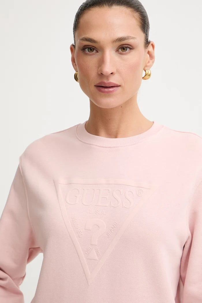 Guess pamuklu kadın sweatshirt