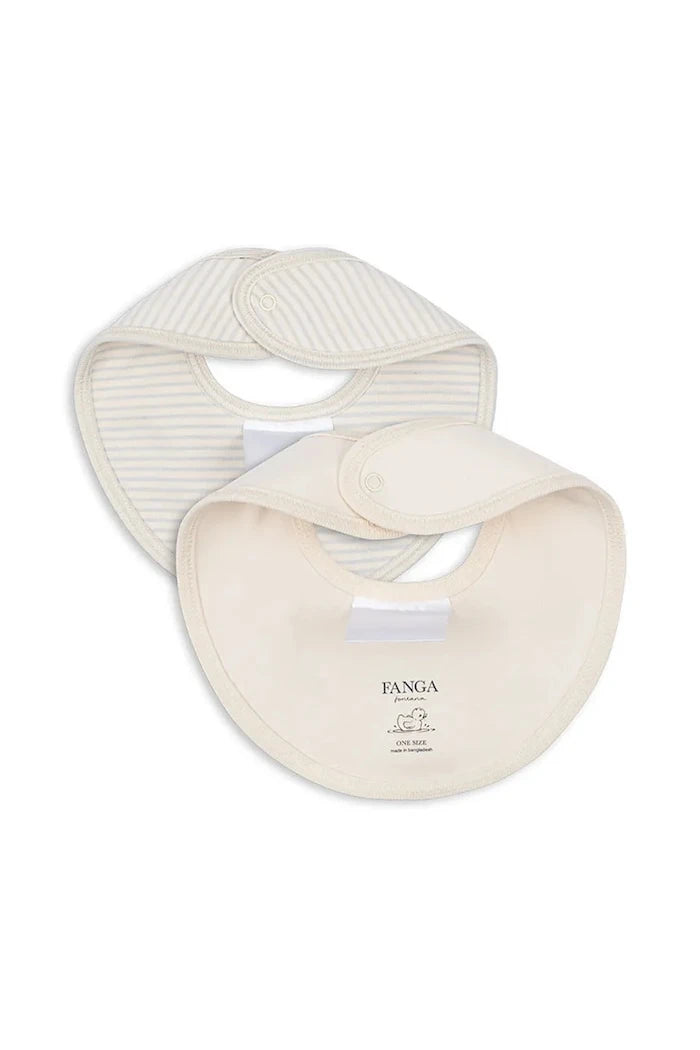 Fanga Fontana FIO STRIPE 2 PACK BIBS OCS Çift Taraflı Bebek Önlüğü (2 Adet)
