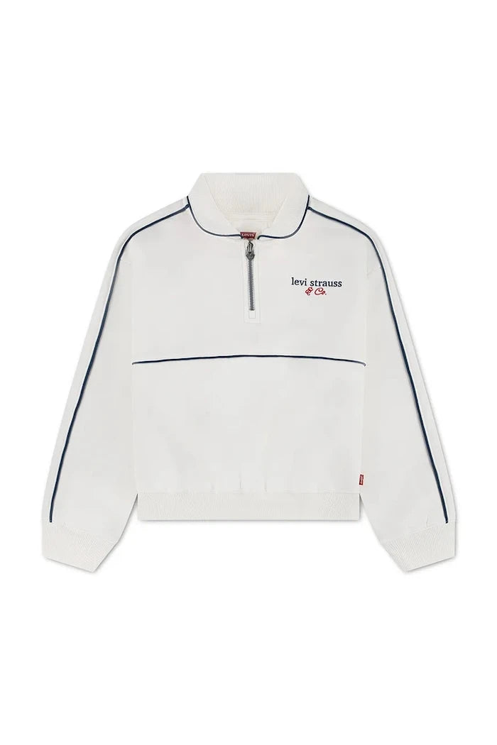 Levi's Çocuk Pamuklu MEET AND GREET HALF ZIP Sweatshirt