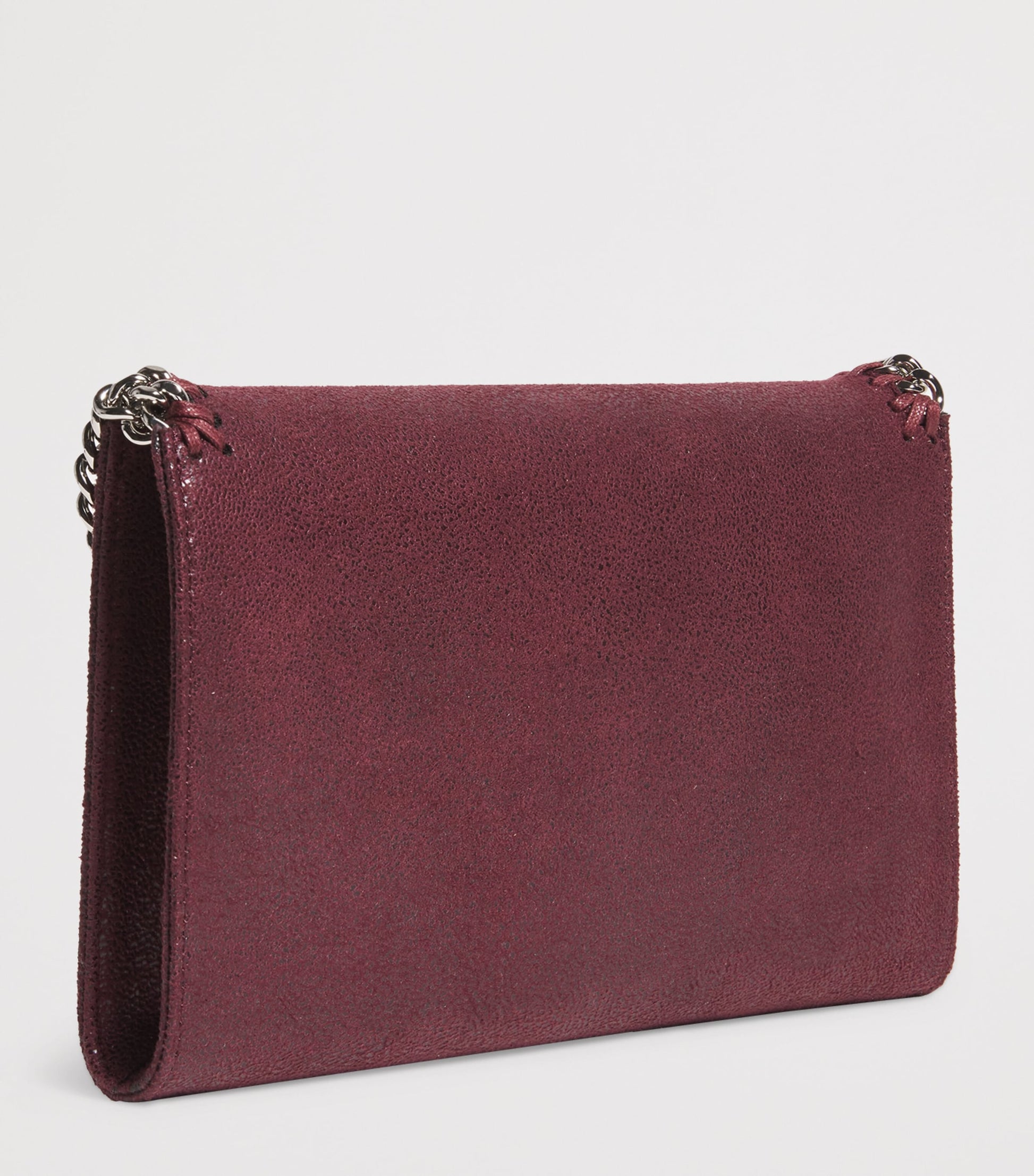 Burgundy Mini Falabella Cross-Body Bag