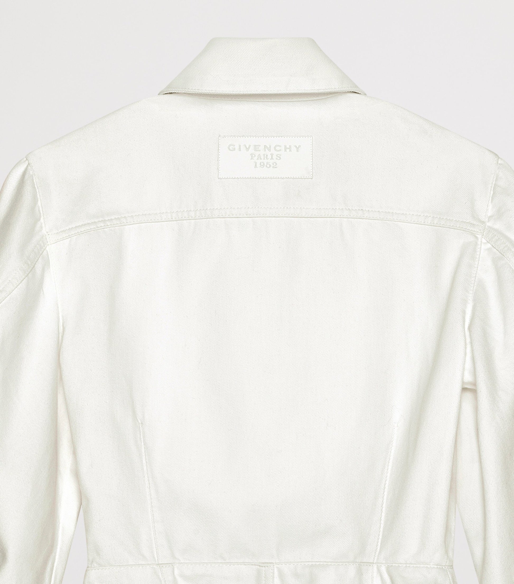 Givenchy White Cocoon Denim Mini Dress