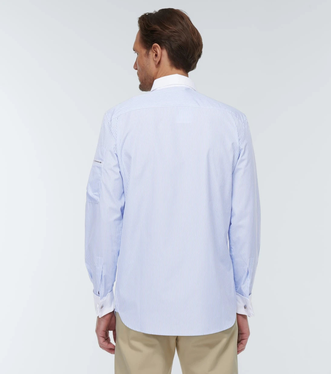 Winnie New York - Striped cotton poplin shirt
