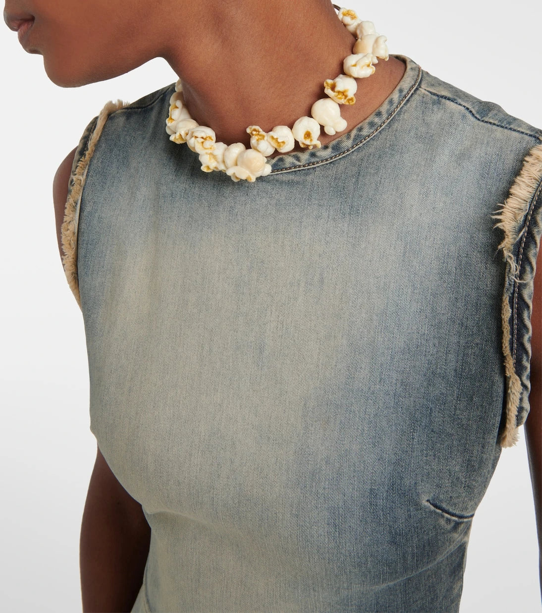 Acne Studios - فستان دنيم متوسط الطول