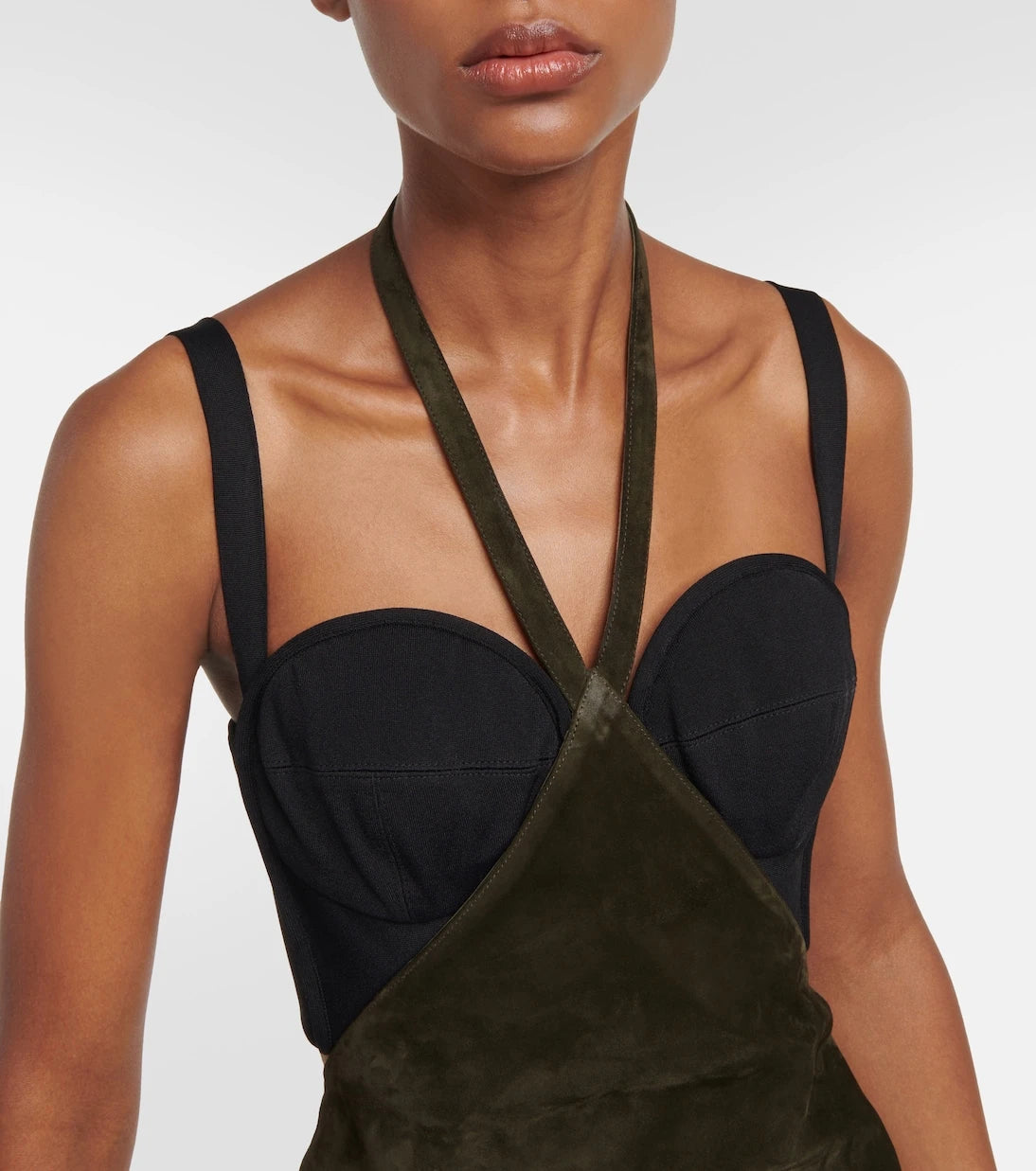 Alaïa - Suede maxi skirt