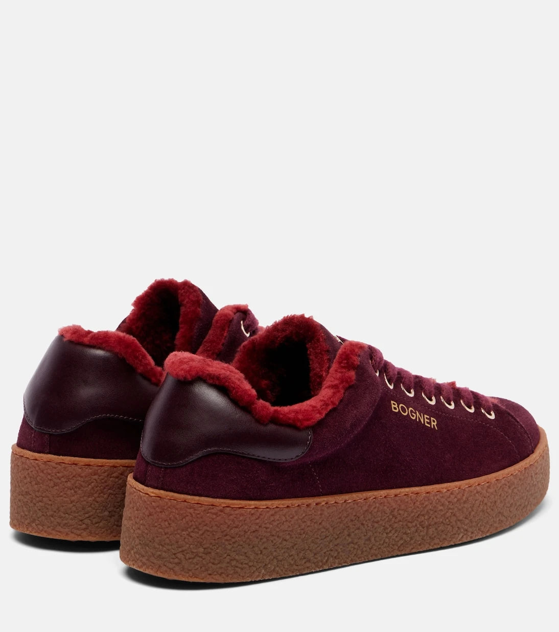 Bogner - Lucerne shearling-lined suede sneakers