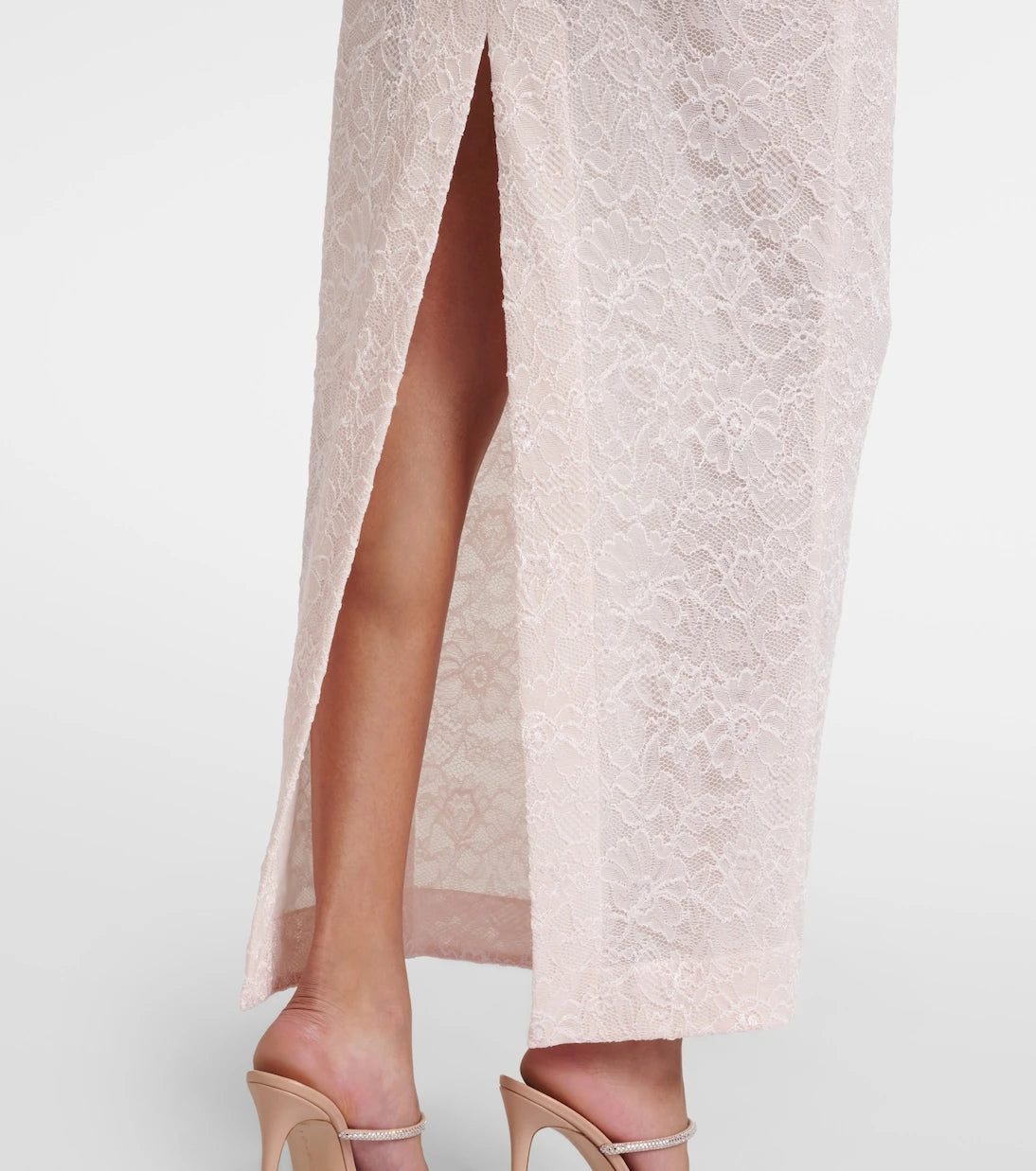 Alessandra Rich - Bow-detail lace gown