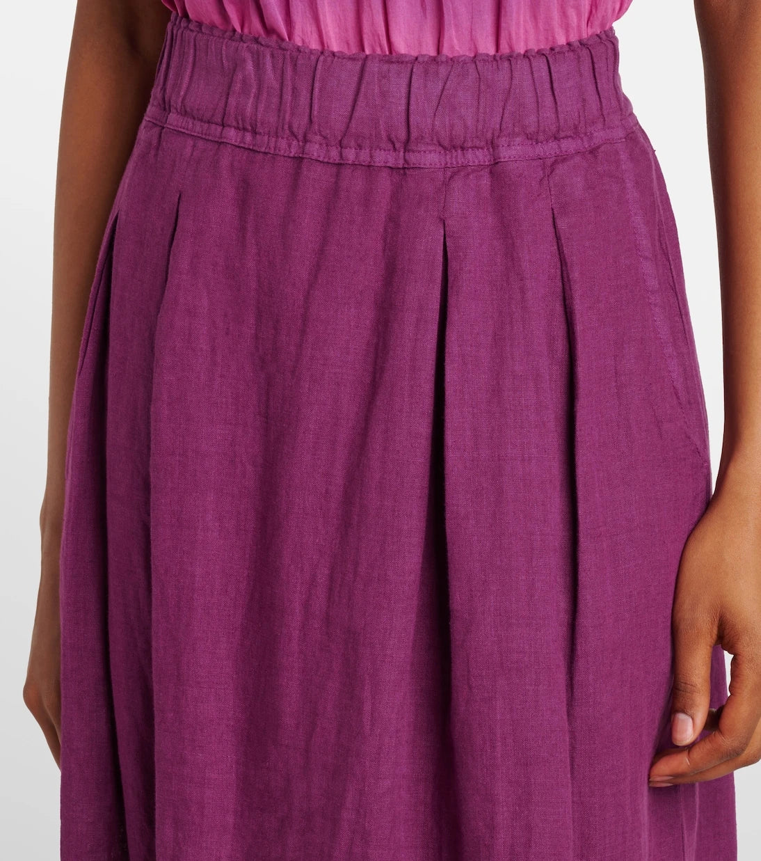Velvet - Linda linen maxi skirt