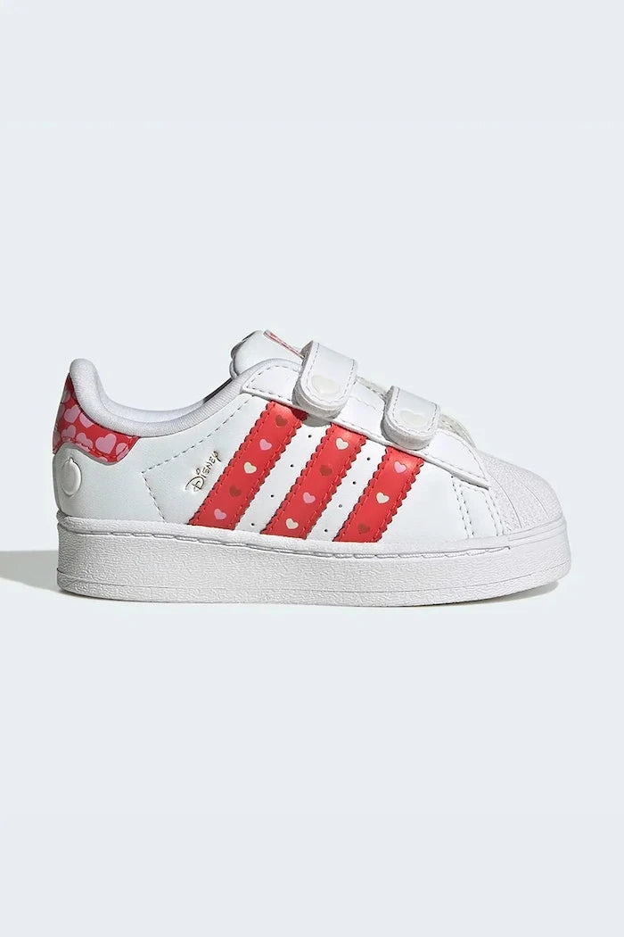 adidas Originals DISNEY SUPERSTAR LED LIGHTS çocuk süet spor ayakkabılar