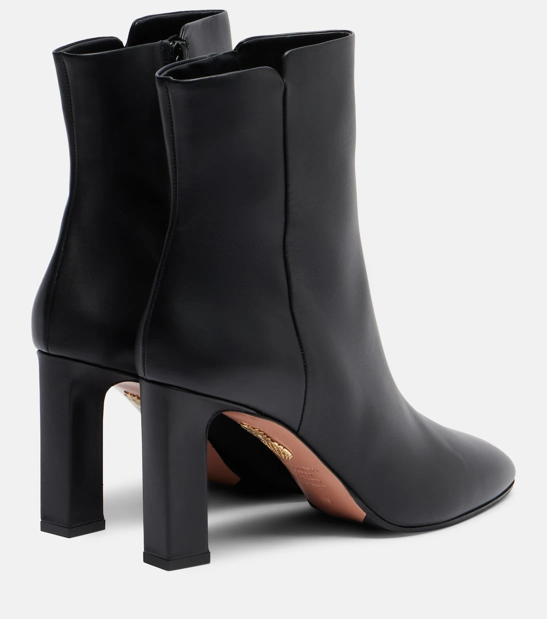 Aquazzura - حذاء الكاحل سيلير 85 الجلدي