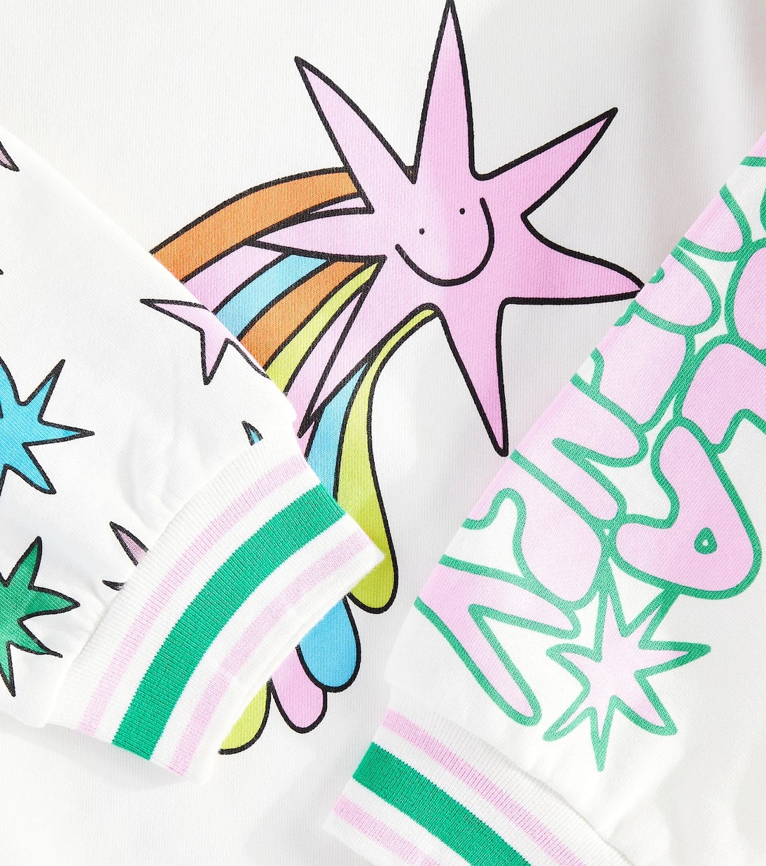 Stella McCartney Kids - سويت شيرت من القطن جيرسي المطبوع