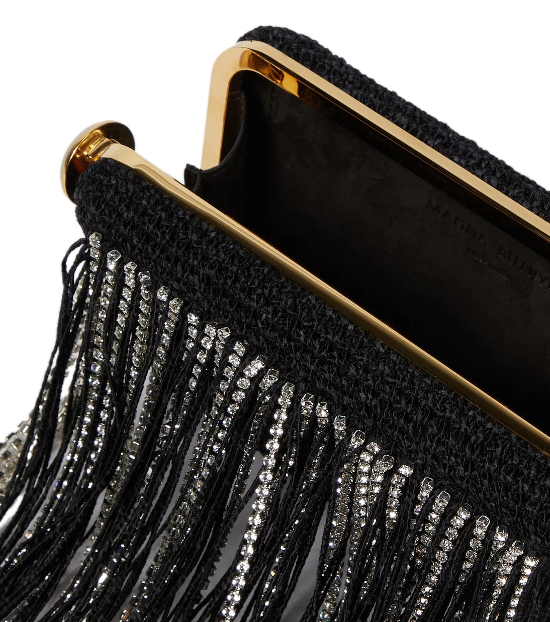 Magda Butrym - Lelia Mini embellished fringed clutch