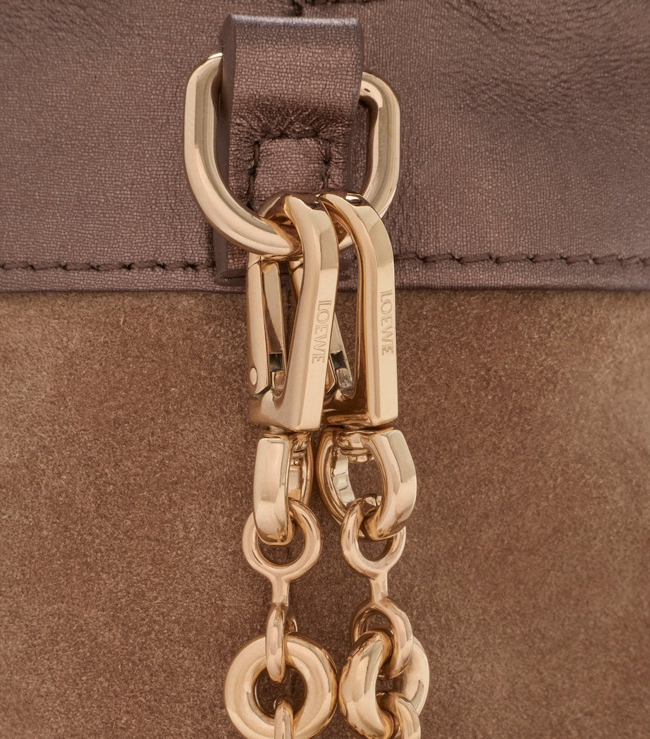 Mini Moiré Print Flamenco Purse