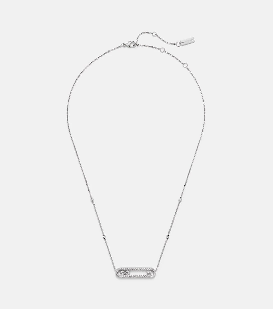 Messika - Move 18kt white gold necklace with diamonds