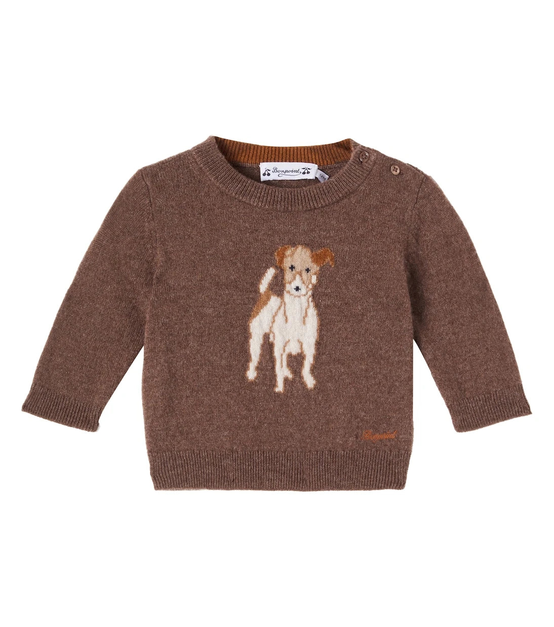 Bonpoint - Baby Almire intarsia cashmere sweater