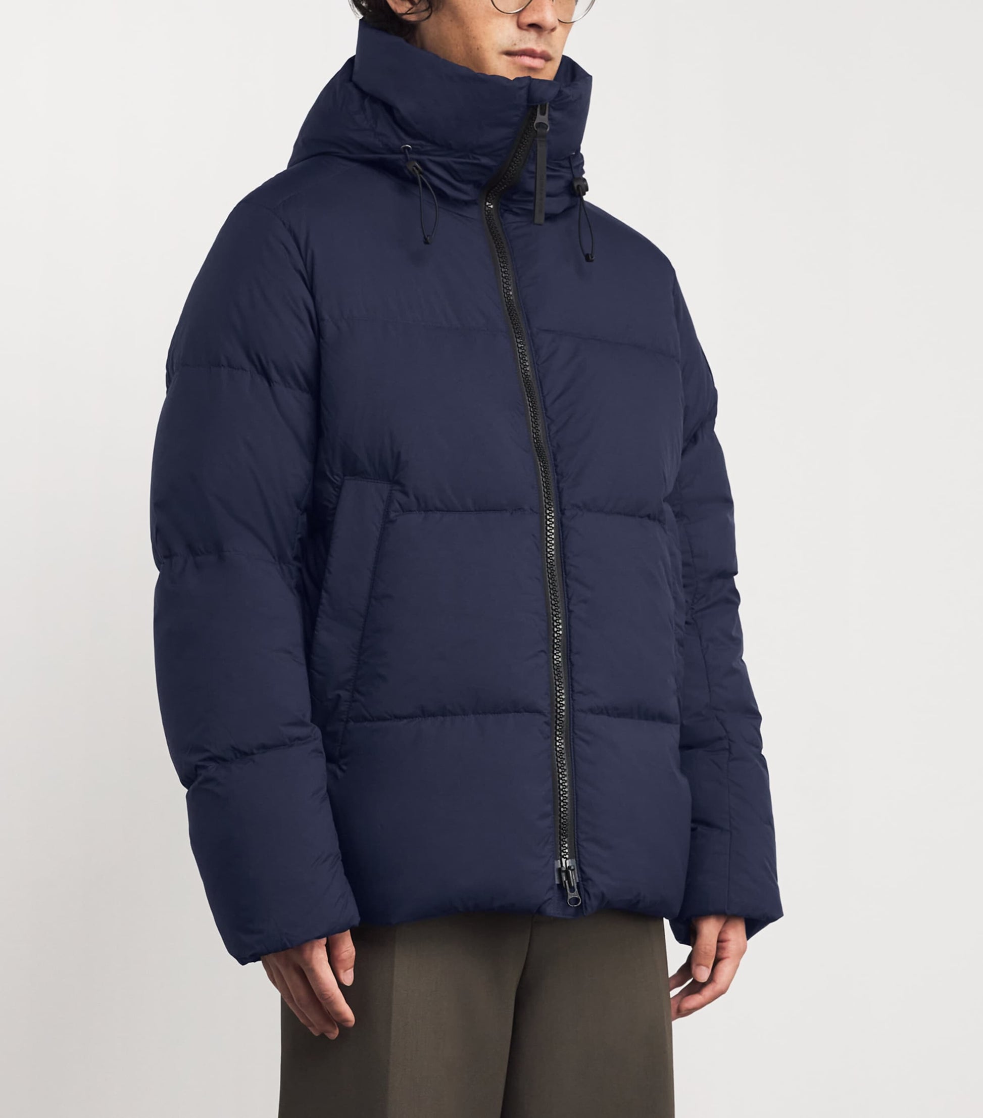 Canada Goose Blue Down EnduraLuxe Packable Crofton Puffer Jacket