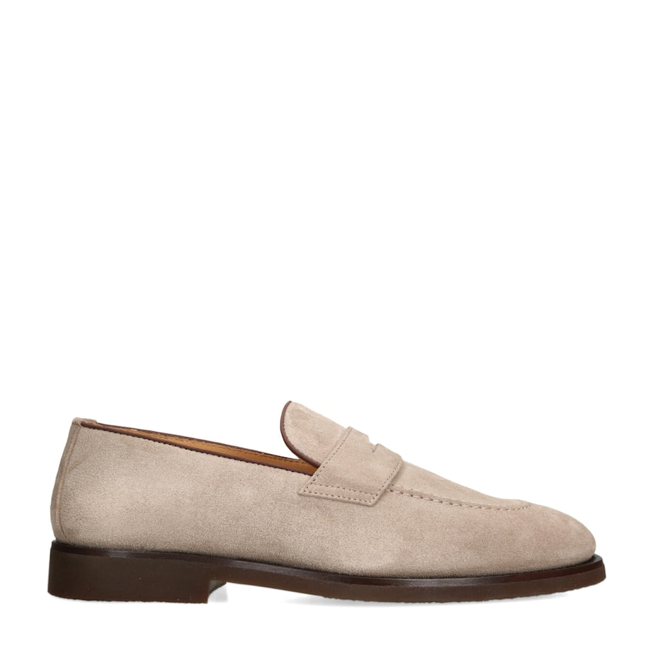 Suede Penny Loafers