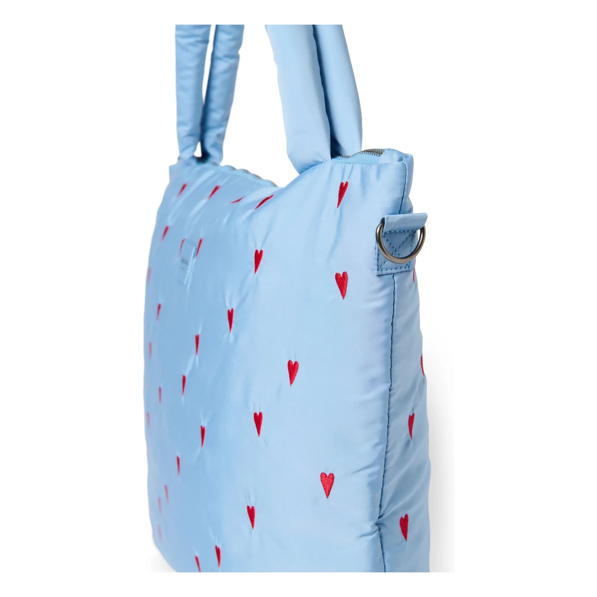 Studio Noos - Puffy Hearts diaper bag | Light blue