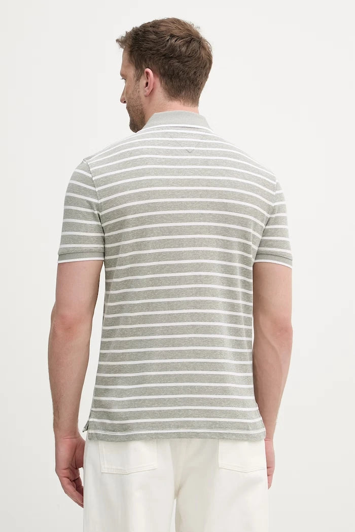 Tommy Hilfiger erkek keten karışımlı polo tişört