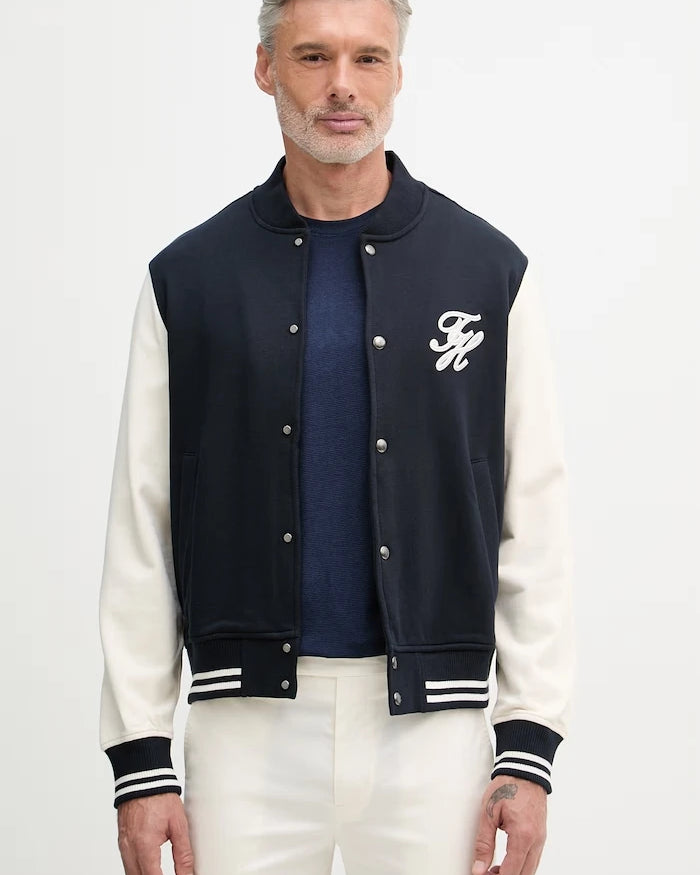 Tommy Hilfiger fermuarlı erkek pamuklu sweatshirt