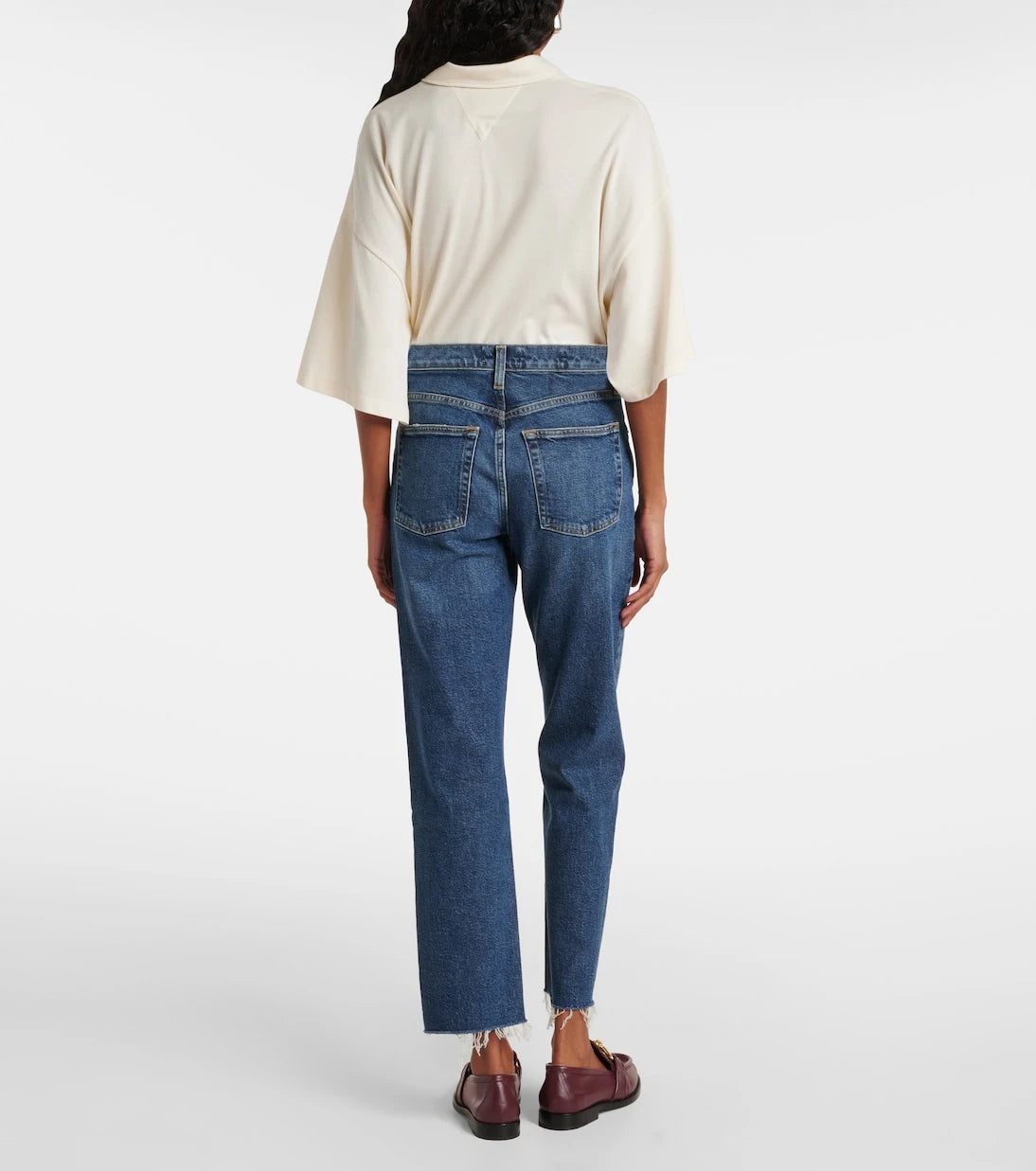 Agolde - Valen mid-rise straight jeans
