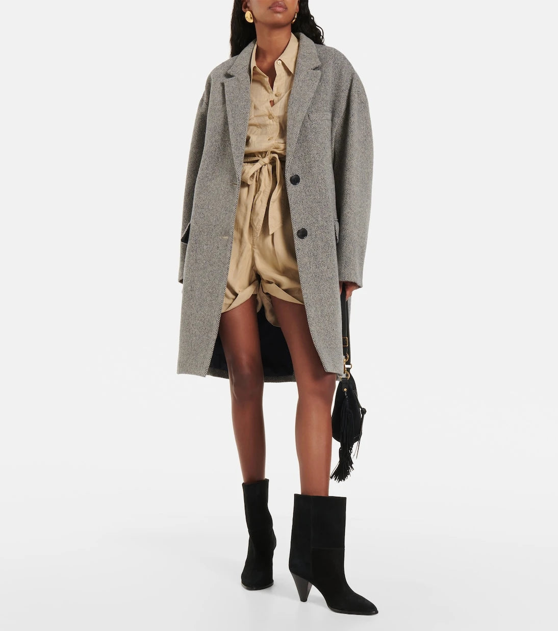 Marant Etoile - Limizag wool-blend coat