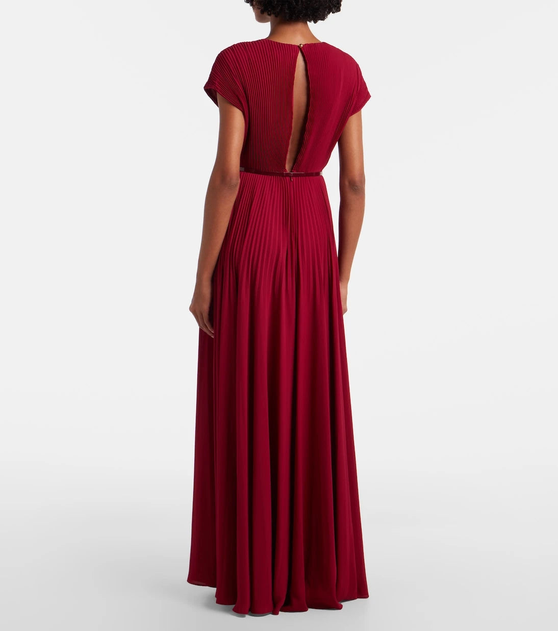 Max Mara - Elegante plissé georgette gown