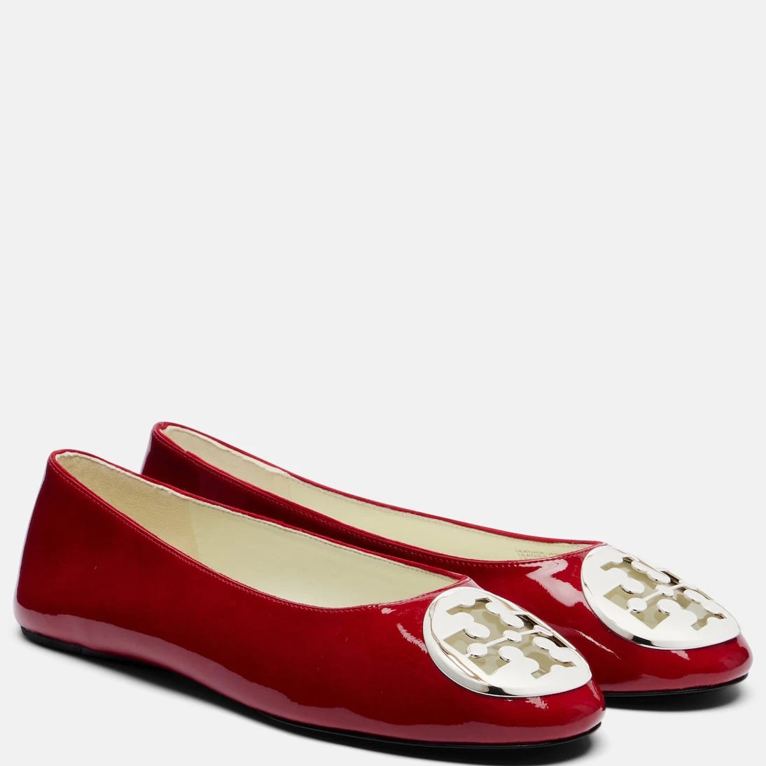 Tory Burch - Reva embellished patent leather ballet flats