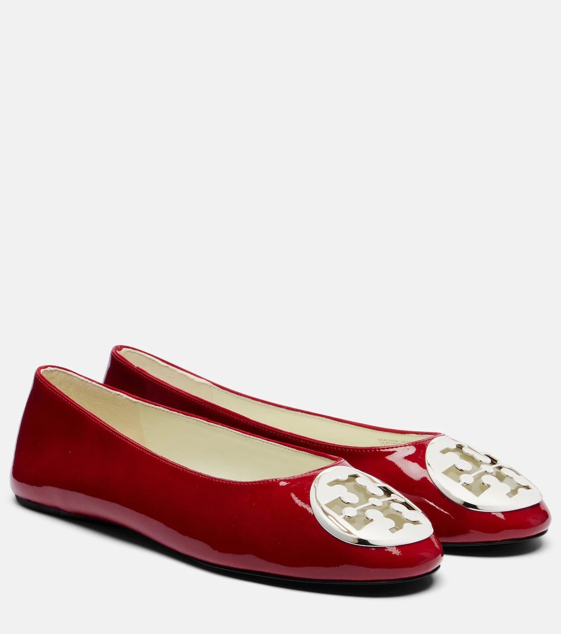 Tory Burch - Reva embellished patent leather ballet flats