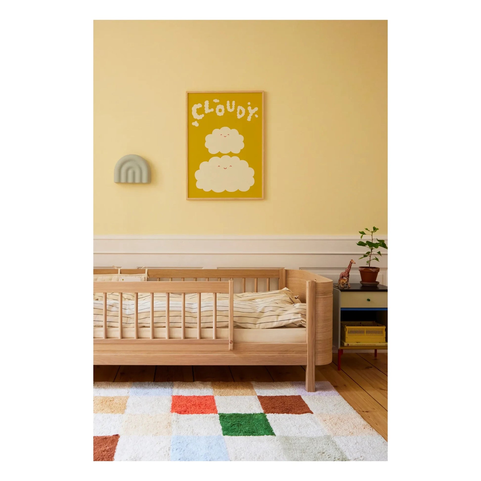 Mado - Cloudy poster | Yellow