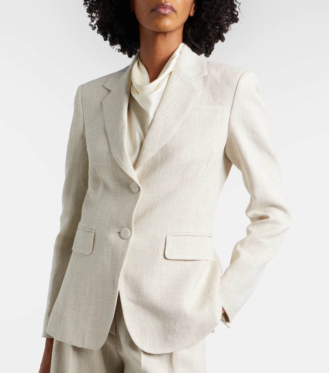 Altuzarra - Fenice linen-blend blazer