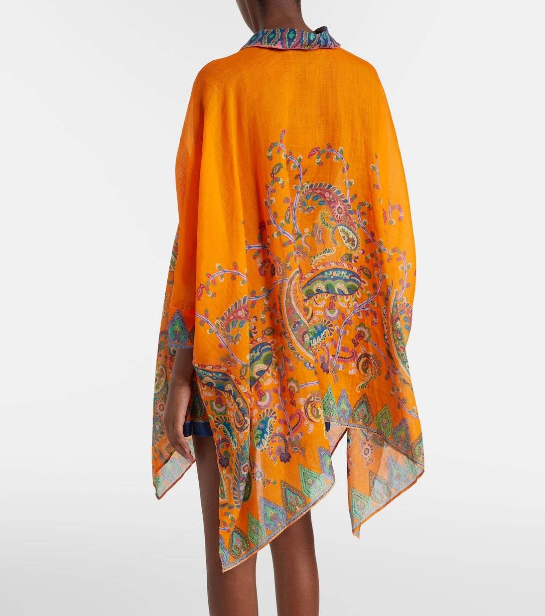 Etro - قميص بيزلي كبير الحجم