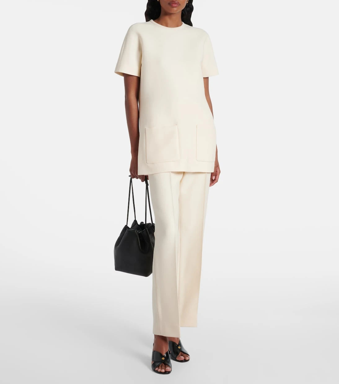 Loro Piana - Irina wool and silk T-shirt