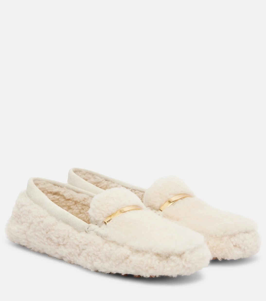 Tod's - Gommino suede-trimmed driving shoes