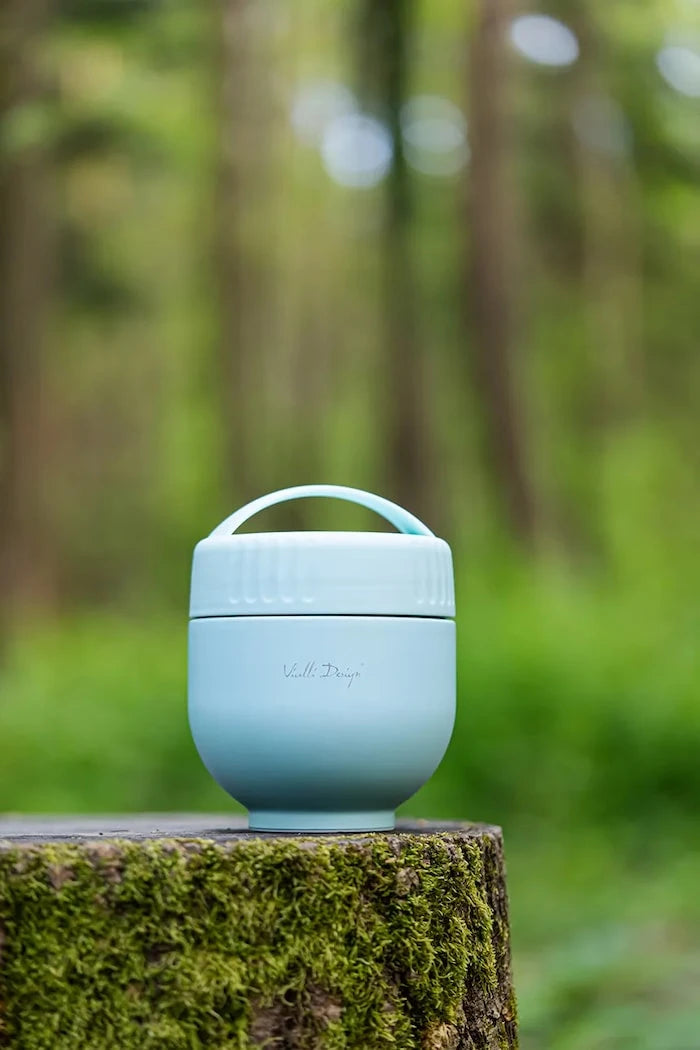 Термос с контейнер и лъжица Vialli Design Fuori 680 ml