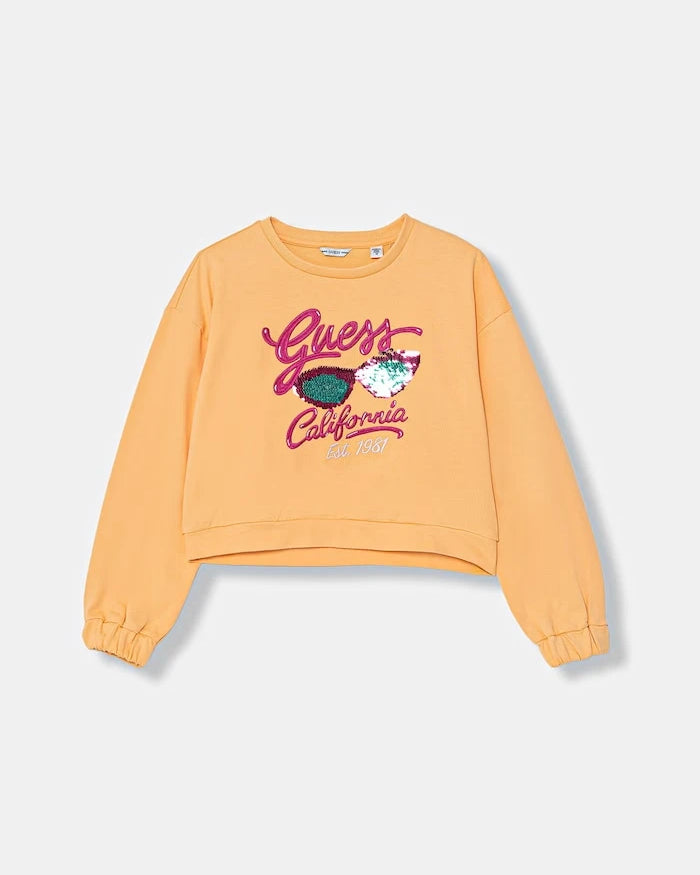 Çocuk Pamuklu Sweatshirt Guess