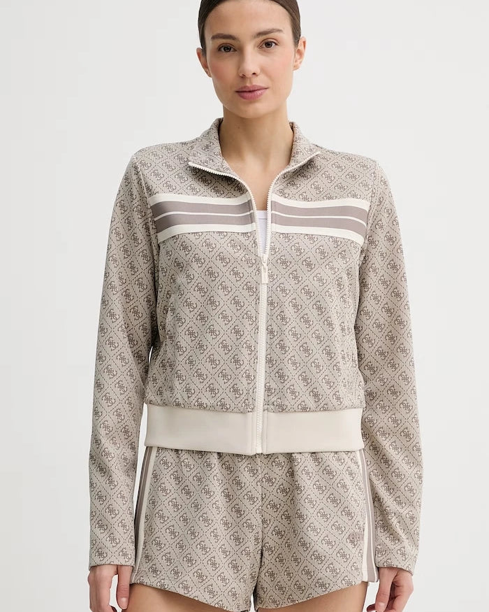 Guess fermuarlı kadın bluzu