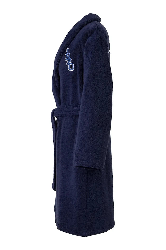Памучен халат Kenzo KVTIGER Marine L