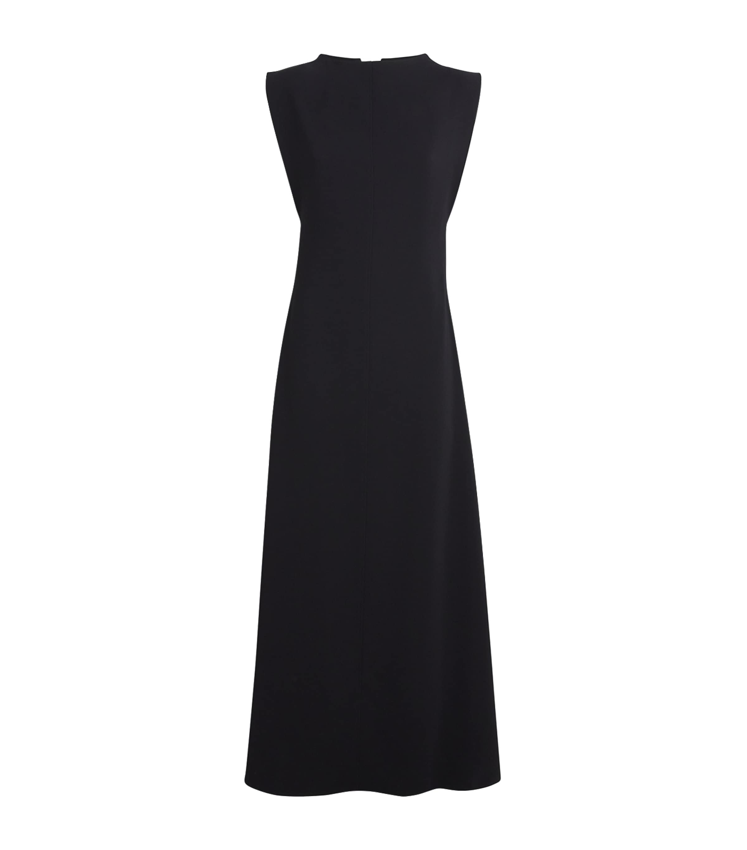 Joseph Black Neva Comfort Cady Maxi Dress