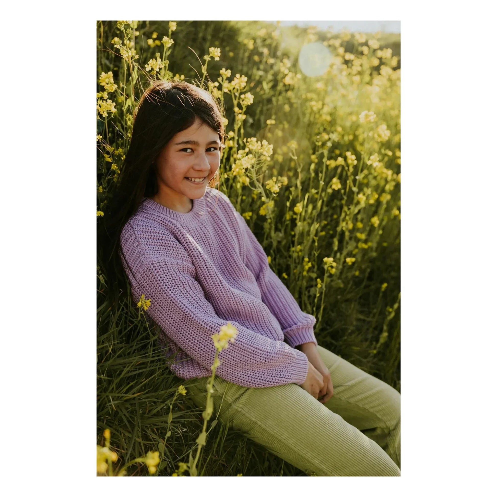 Yuki - Organic corduroy pants | Olive
