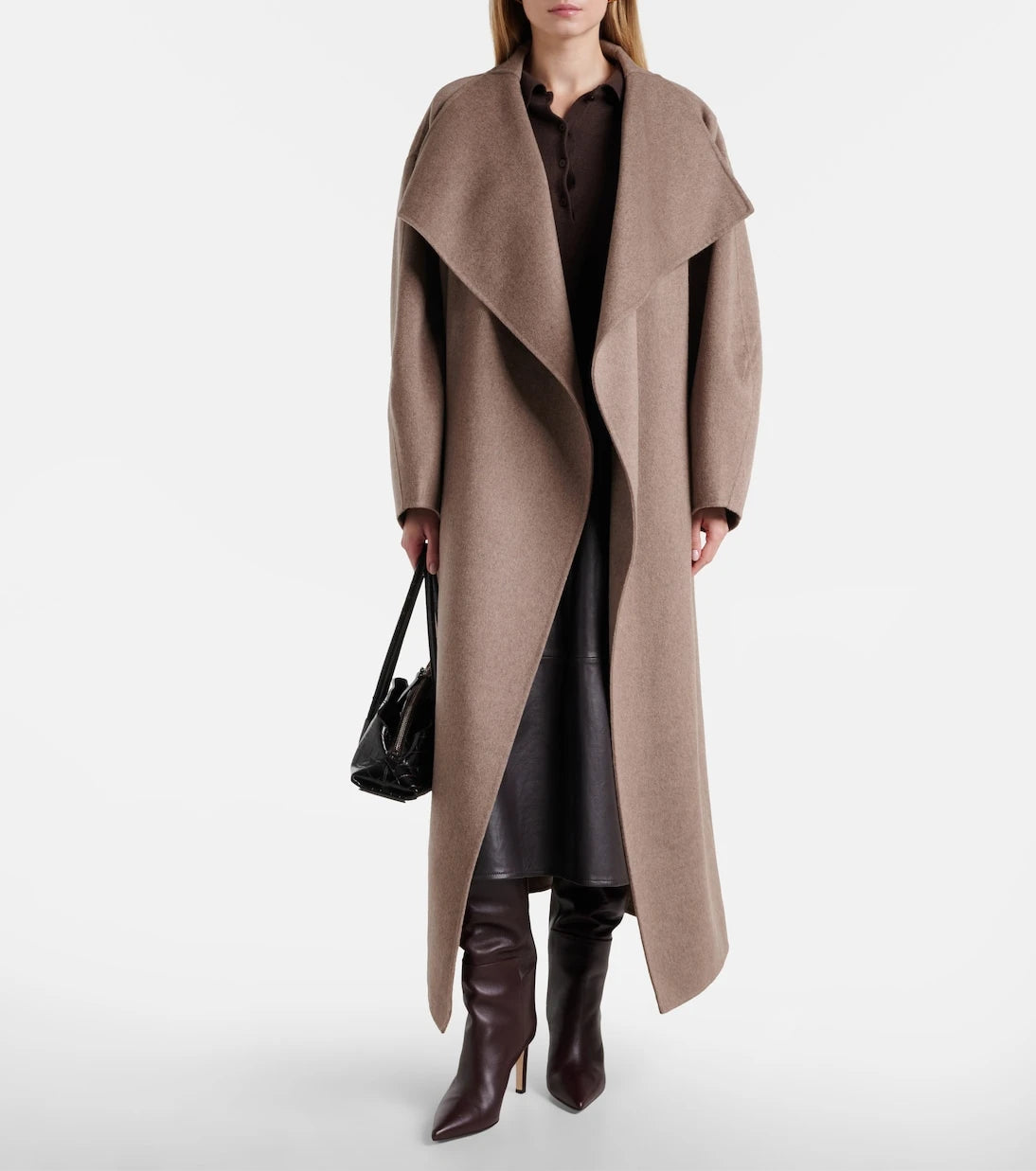 The Frankie Shop - Leroy wool-blend wrap coat